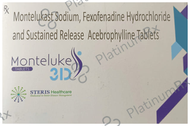 Monteluke 3D 10mg/120mg/200mg Tablet