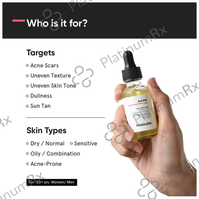 Minimalist 10% AHA BHA Face Exfoliator 30ml