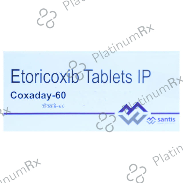 Coxaday 60mg Tablet 10s