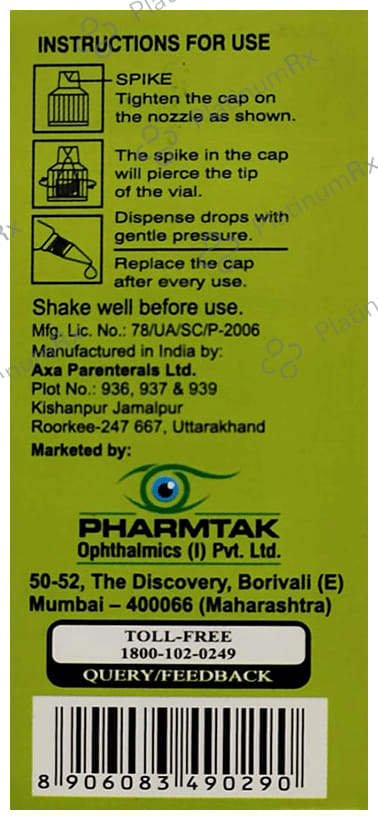 Cromogat Forte 4% Eye Drop 5ml