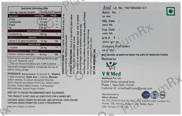 VRX Gold Q10 Capsule