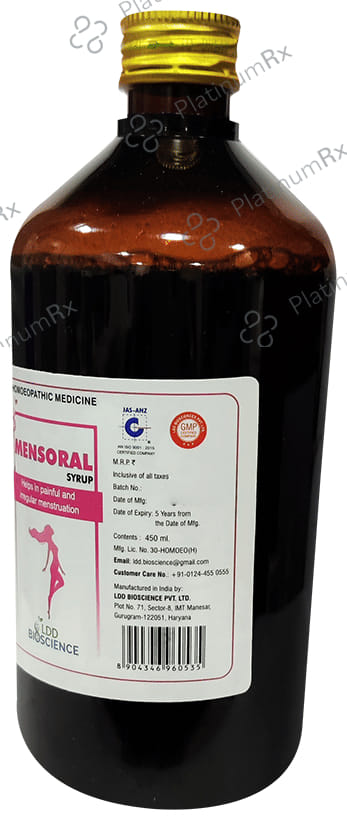 LDD Bioscience Mensoral Syrup 450 ml