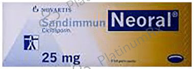 Sandimmun Neoral 25mg Soft Gelatin Capsule 50s