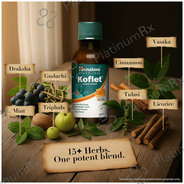 Himalaya Koflet Cough Syrup 100ml
