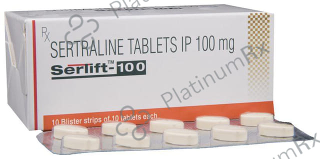 Serlift 100mg Tablet 10s