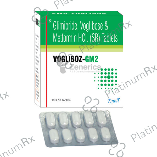 Vogliboz GM 2/500/0.2mg Tablet 10s