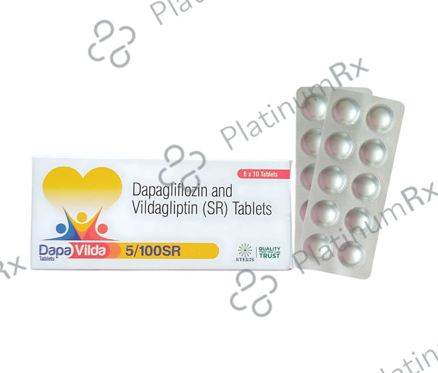 Dapa Vilda 5/100mg Tablet SR 10