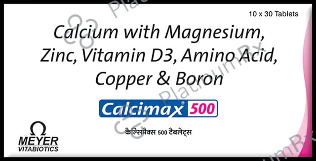 Calcimax Calcium 500 Tablet for Bone Health