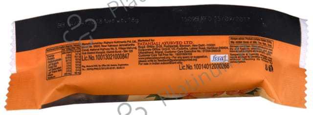Patanjali Ayurveda Energy Bar with Orange Peel