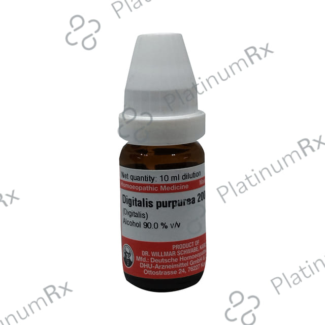 Dr Willmar Schwabe Germany Digitalis Purpurea Dilution 200