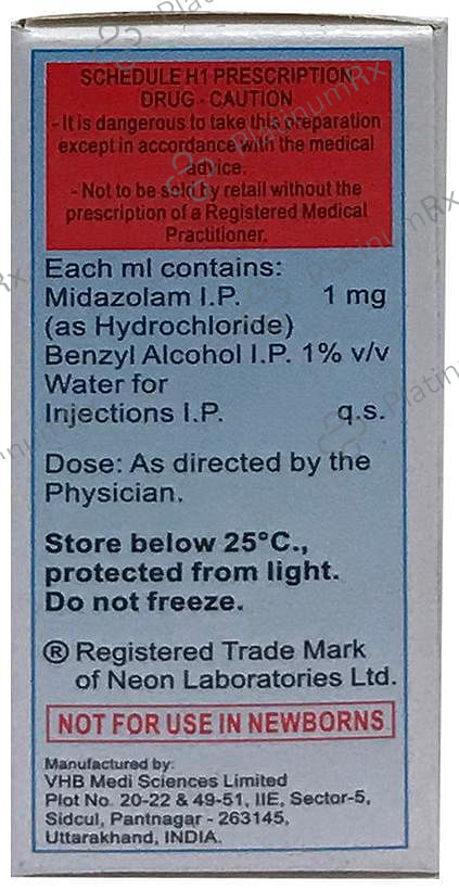 Mezolam 10mg Injection 10ml