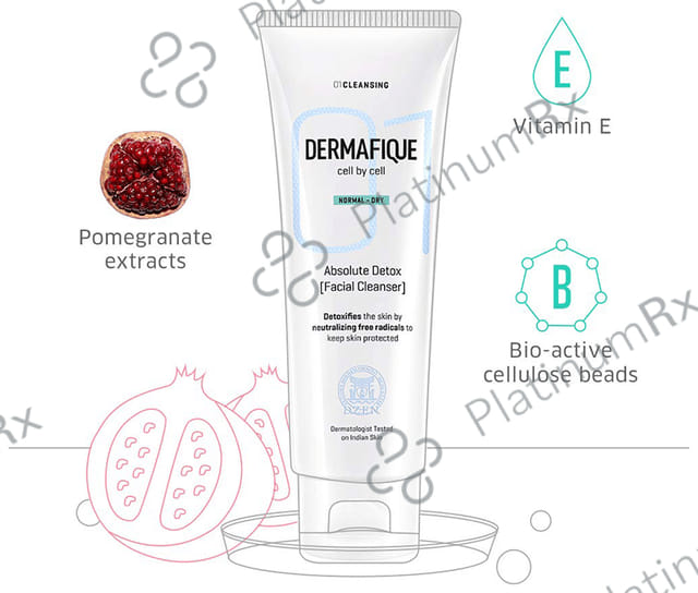 Dermafique Normal-Dry Absolute Detox Facial Cleanser