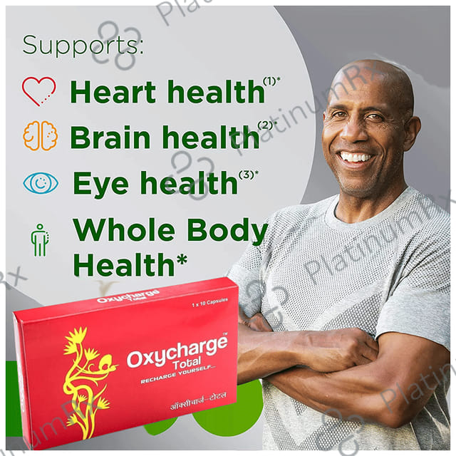 Oxycharge Total Recharge Yourself Multivitamin Multiminerals Capsule for Men & Women