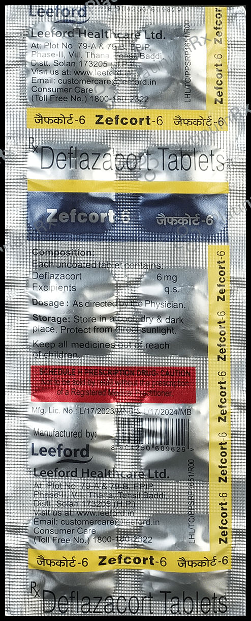 Zefcort 6mg Tablet