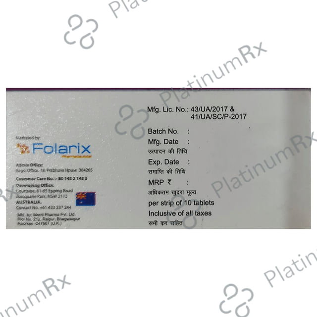 Folpose Plus 10/0.5mg Tablet 10s
