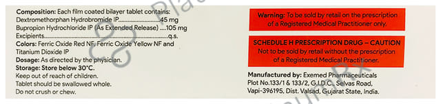 Bropidex 105/45mg Tablet 10s