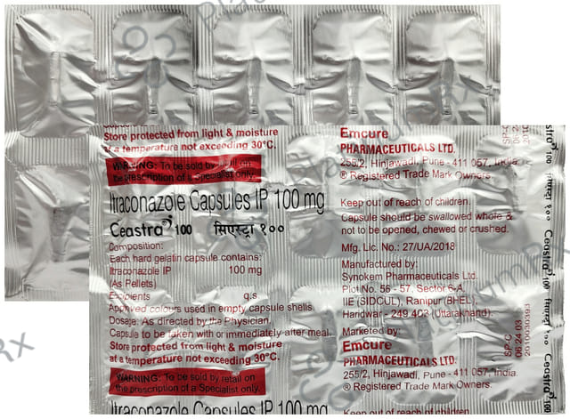 Ceastra 100mg Capsule 10s