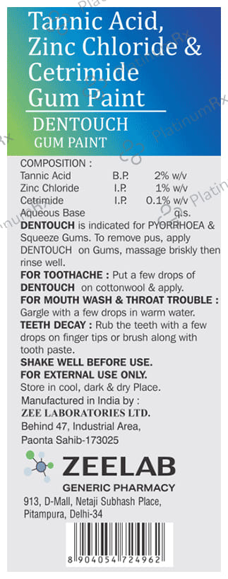 Zee Laboratories Dentouch Gum Paint