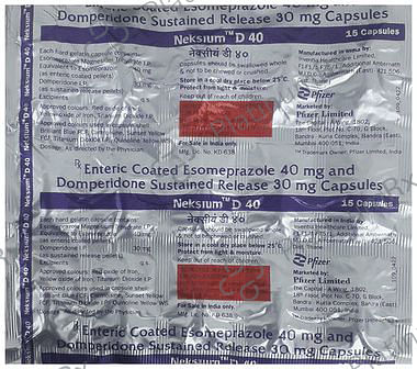 Neksium D 40 Capsule SR 15 Capsule SR
