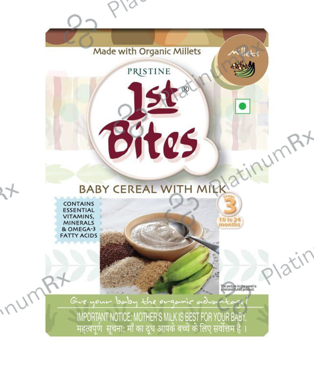 1st Bites Stage 3 Mixed Millet Banana Baby Cereal Powder 300gm
