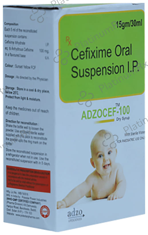 Adzocef 100mg Dry Syrup 30ml