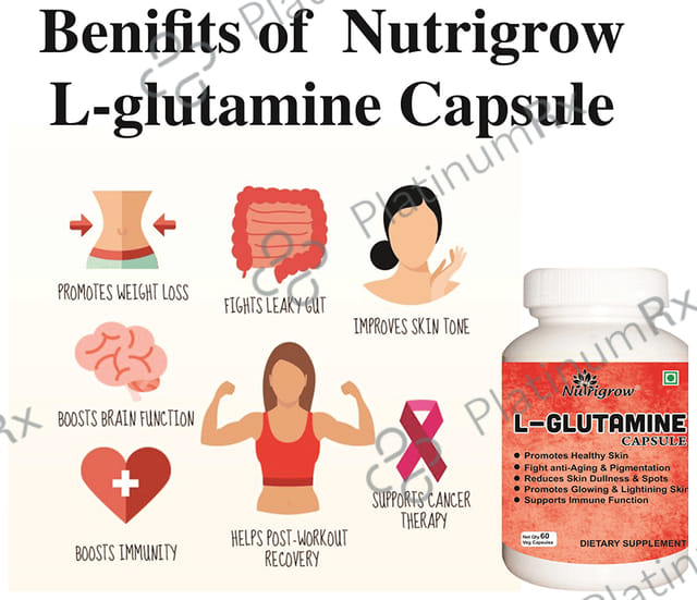 Nutrigrow L-Glutamine Capsule