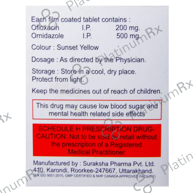 Ofel OZ 200mg/600mg Tablet