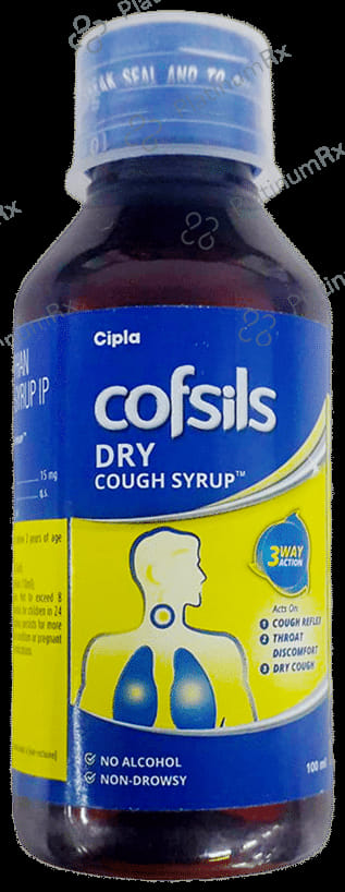 Cofsils 15mg Dry Cough Syrup 100ml