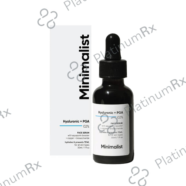 Minimalist 02% Hyaluronic Acid + PGA Face Serum - Intense Hydration and Improves Skin Glow