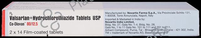 Co Diovan 80/12.5mg Tablet 14s