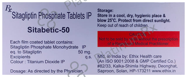 Sitabetic 50 Tablet