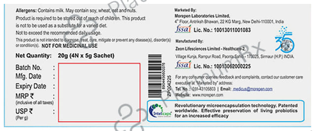 Intebact Lax Sachet (5gm Each)