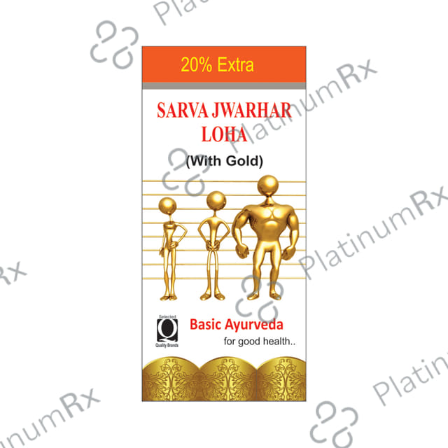 Basic Ayurveda Sarva Jwarhar Loh with Gold 6 tablets