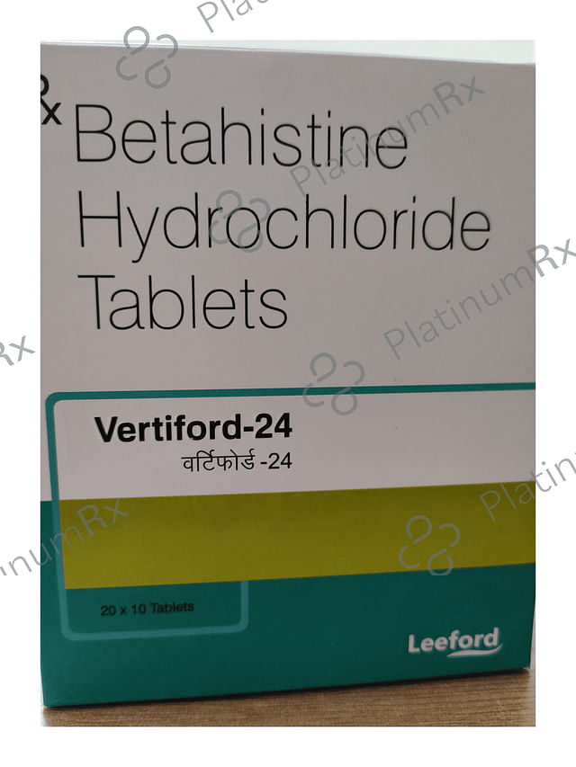 Vertiford 24mg Tablet 10s