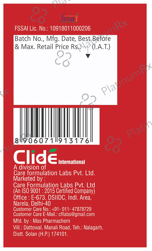 Clide -Q10 Soft Gelatin Capsule