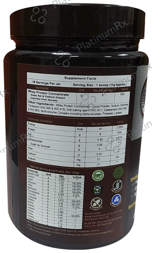 Core Pro Whey Protein Chocolate Flavour Powder 200gm