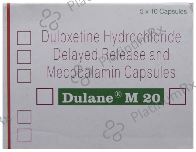 Dulane M 20mg/1500mcg Capsule DR 10s