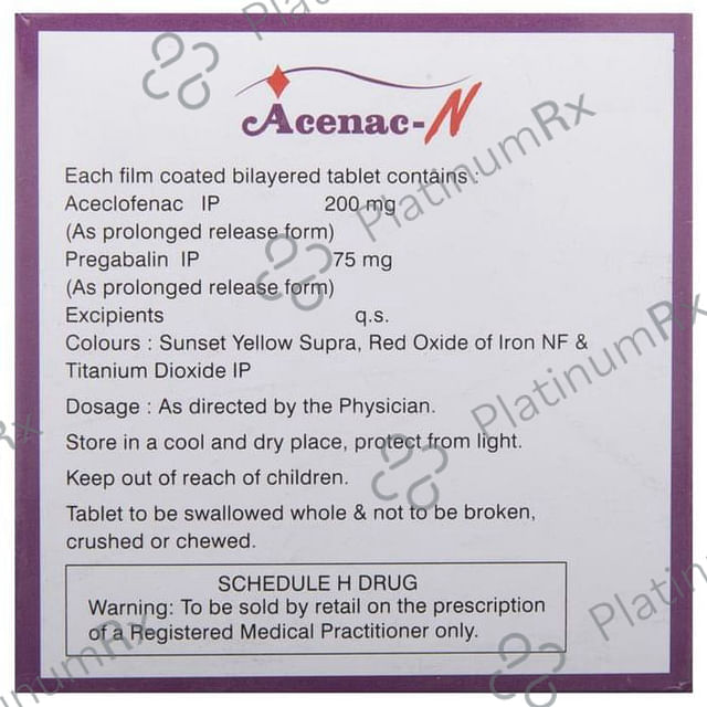 Acenac-N Tablet PR