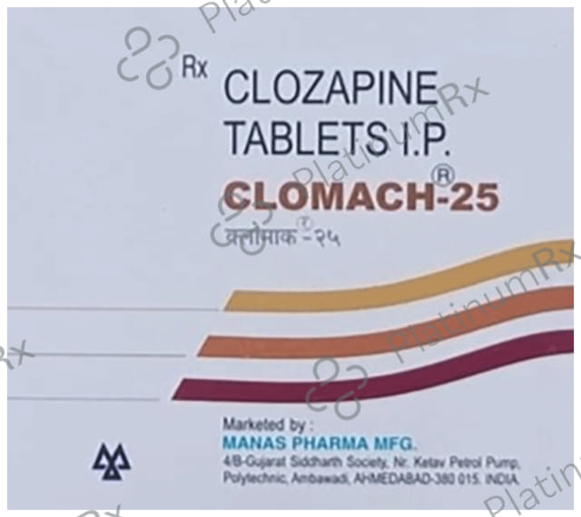 Clomach 25mg Tablet