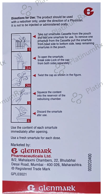 Nebzmart B 0.5mg Smartules Respules 8X2ml