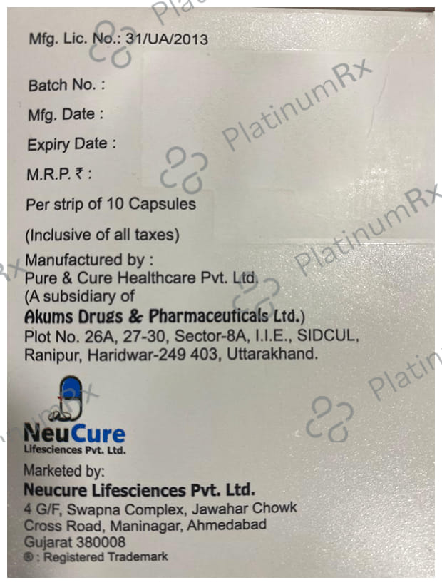 Truvas Gold 75mg/10mg/75mg Capsule