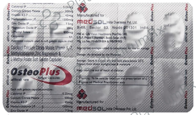 Osteo Plus Soft Gelatin Capsule 10s