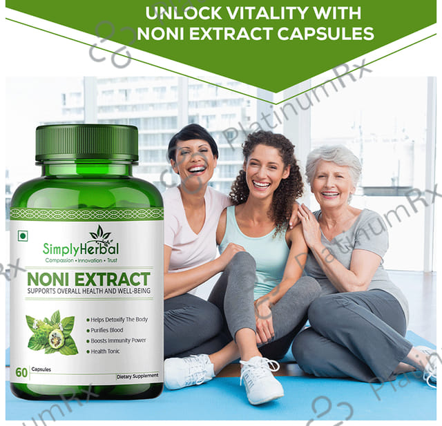 Simply Herbal Noni Extract Vegetarian Capsules