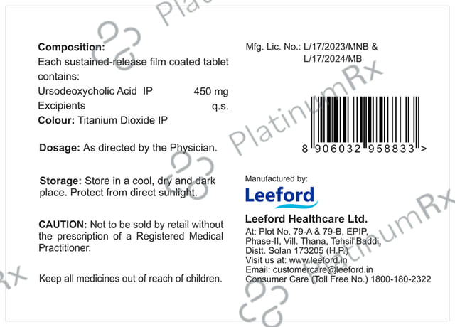 Ursolid 450mg Tablet SR 10s
