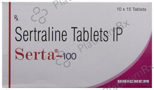 Serta 100mg Tablet 15s