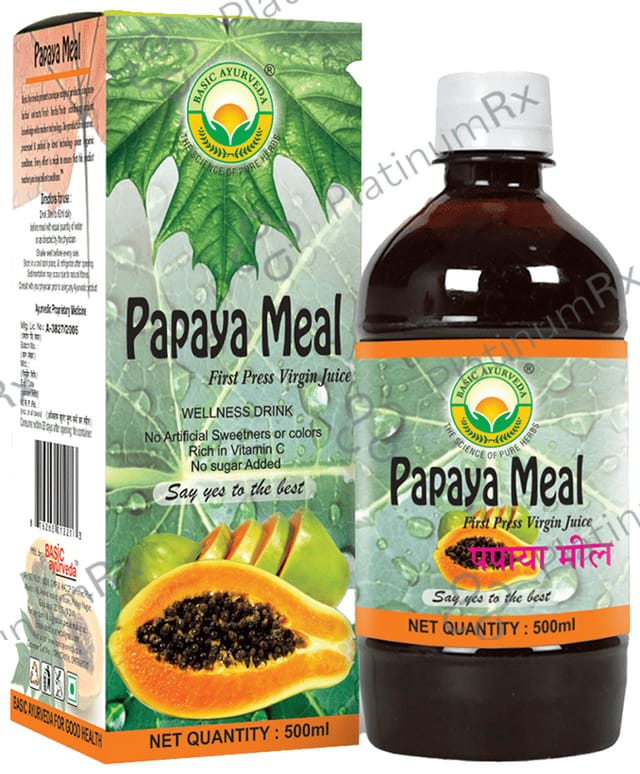 Basic Ayurveda Papaya Meal First Press Virgin Juice