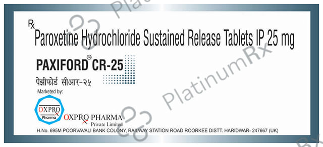Paxiford CR 25mg Tablet 10s