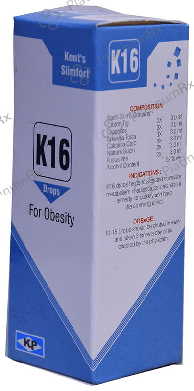 Kent's K16 Obesity Oral Drops