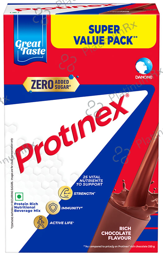 Protinex High Quality Protein - Drink for Immunity & Strength - Zero Added Sugar - Flavour Rich Chocolate Powder 1 kg
