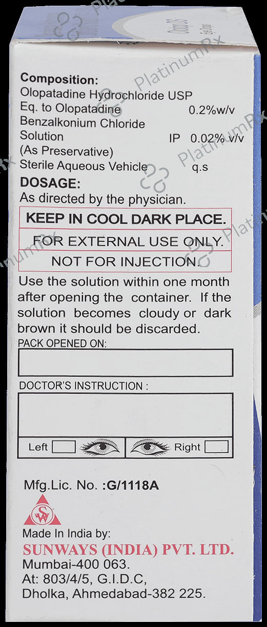 Olotop DS 0.2% Eye Drop 5ml